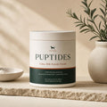Puptides Calm milk peptide powder jar
