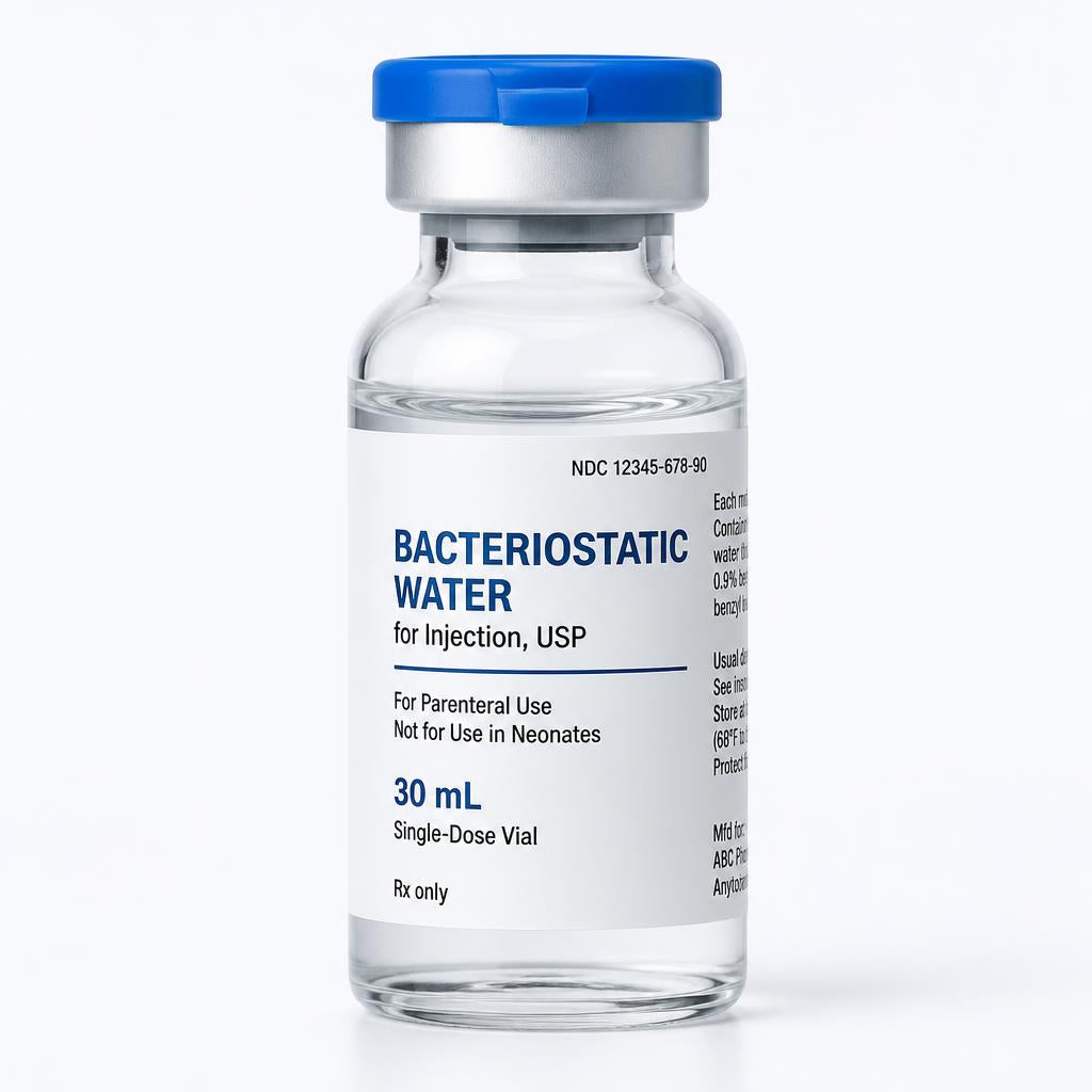 Bacteriostatic water 30mL vial